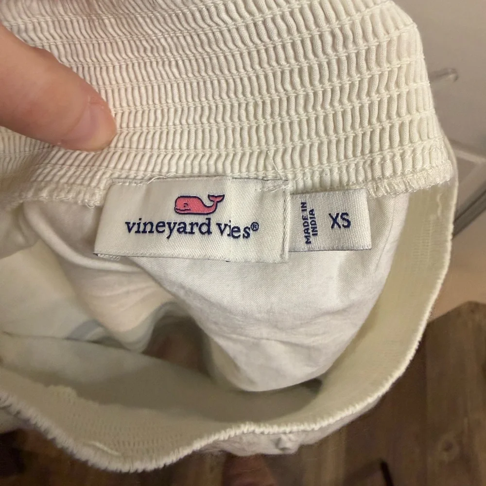 Vineyard Vines Breaker Stripe Off the Shoulder Top - Picture 3 of 3